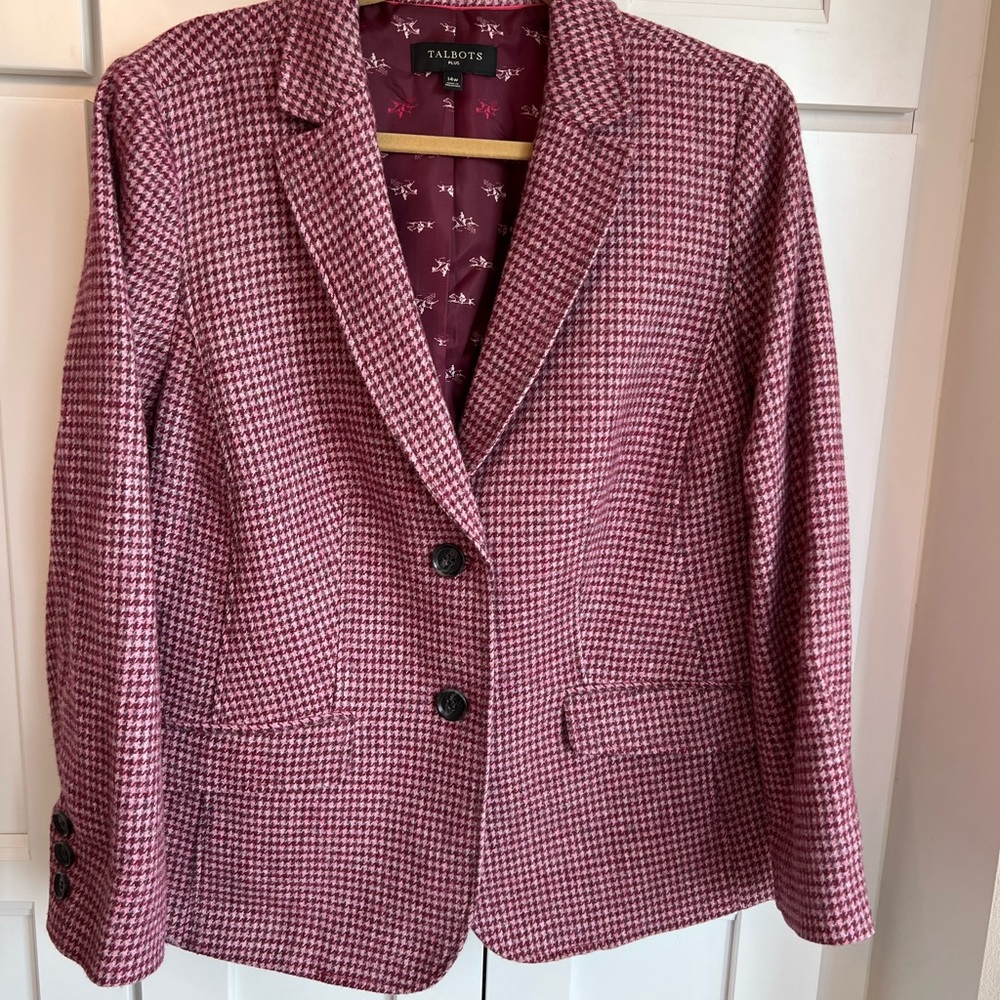 Talbots wool blazer, size 14P